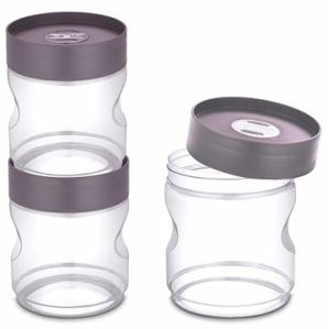 FLAIR Stackup Jar Food Storage Containers With Lid