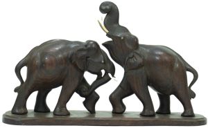 Teak Elephant For Home Décor