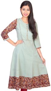 Fancy Cotton Anarkali Kurti, Gender : Female