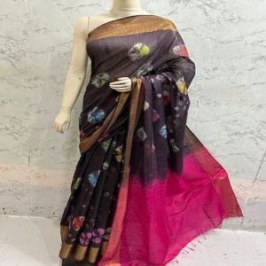 Tie Dye Silk Saree