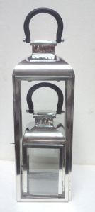 High Quality Polish Glass Steel Nested Steel Lantern