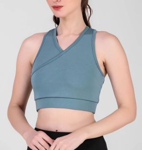 Ladies Sports Bra  Imported Fabric 4 Way Stretchable Polyester Spandex (250 GSM)