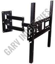 Powder Coated Mild Steel Adjustable TV Wall Bracket, Color : Black