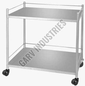 Powder Coated Mild Steel Instrument Trolley For Hospital