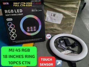 MJ 45 RGB LED Soft Ring Light