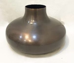 Polished Plain Aluminium Flower Vase For Decoration