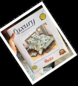 Luxury Book Fold Bedsheet For Home Purpose