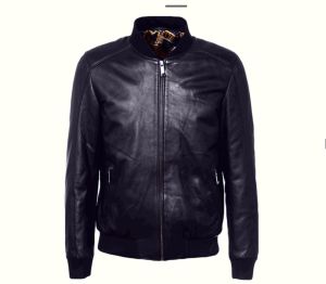 Mens Black Stylish Leather Jacket, Gender : Female