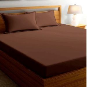 Cotton Plain Double Bedsheet, Color : Multicolor