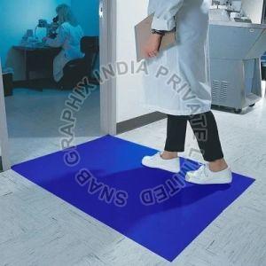 Plain Adhesive Clean Room Sticky Mat For Hospital