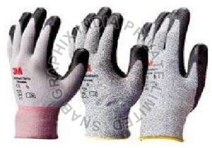 Linen Grip Work Glove, Length : 10-15 Inches