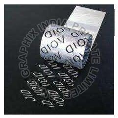 Metallic PVC Void Label Sticker, Packaging Type : Roll