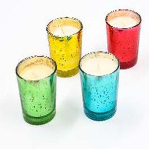 Mercury Coating Votive Glass Candle