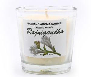 Rajnigandha Votive Glass Candle