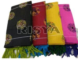 Printed Handloom Cotton Dress Material For Used Making Suits