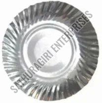 6 Inch Silver Foil Paper Plate For Serving Food