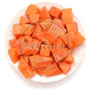 Papaya Cubes, Taste : Sweet