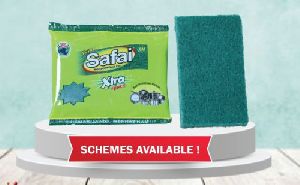 Xtraa Safai Scrub Pad 3x5 10mm Pad (pouch Pack)