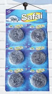 Xtraa Safai SS Scrubber Blue 16 Grm 12 PC Pack