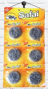 XTRAA SAFAI SS SCRUBBER ORANGE 13 GRM 6 PCS/12 PC PACK