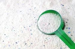 Loose White Detergent Powder