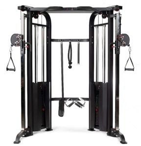 Powder Coated Functional Trainer Machine, Color : Black, Grey