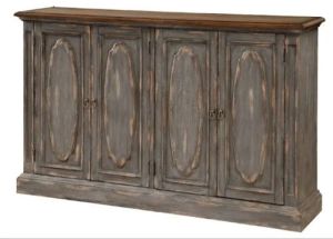 Four Door Sheesham Wood Cabinet