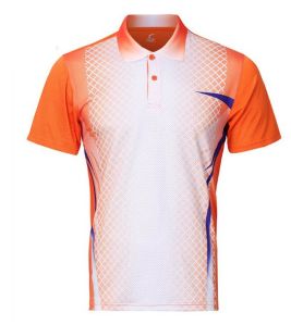 Printed Polo Neck Mens Polyester Sports T-Shirt, Sleeve Type : Half Sleeve