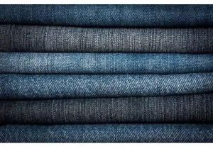 Plain Denim Cotton Fabric For Making Garments