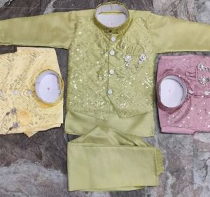 Multicolor Kids Modi Suit