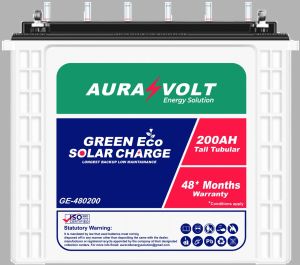 TUBULAR SOLAR  BATTERY