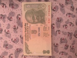 5 Rupees Old Note