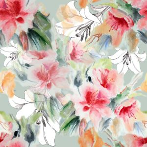 Watercolor Printed Fabric