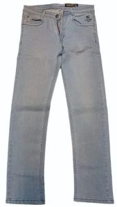 Mens Grey Denim Jeans