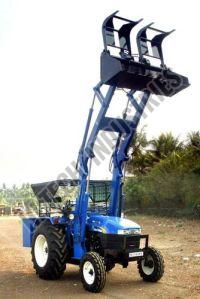 Coir Grabber Tractor Front End Loader, Tyres Type : Tubed