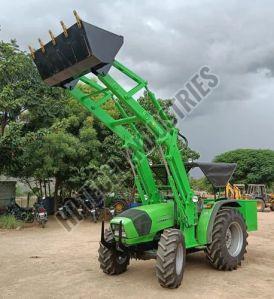 Hi Tech Fuel Mild Steel Tractor Front End Loader For Construction