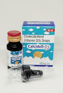 Calcidell-D3 Drops, Packaging Type : Plastic Bottle