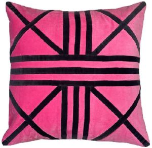 Pink and Black Pattern Pillow Case For Home, Hotel