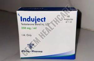 250mg Induject Injection, Packaging Type : Paper Box