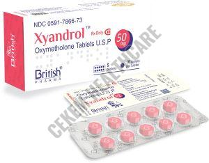 Androlic Oxymetholone 50mg Tablets Xyandrol, Prescription/Non Prescription : Prescription