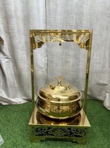 Decorative Brass Chafing Dish