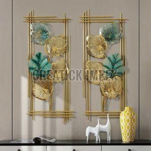 Creatick Impex Polished Metal Frame Wall Art, Size : Multisizes