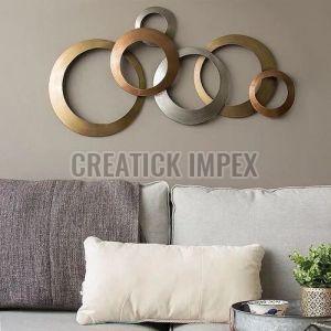 Metal Rings Wall Decor