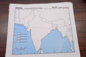 Paper India Map For Schools