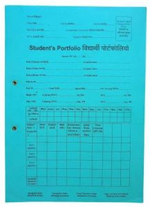 Cardboard Portfolio File Folder For Keeping Documents