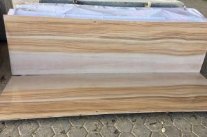 Polished Wooden Style Granite Marble