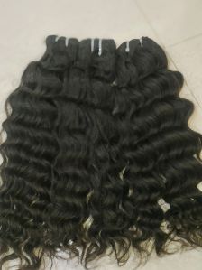 MACHINE WEFT WAVY HUMAN HAIR EXTENSIONS