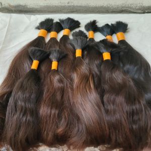 Non Remy Double Drawn Hair For Parlour