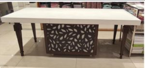Shop Counter Table (Iron Wood)
