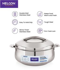 Stainless Steel Casserole-PEARL 3000 ML